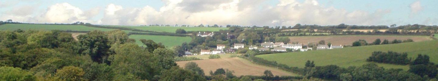 The Devon countryside around Littleham